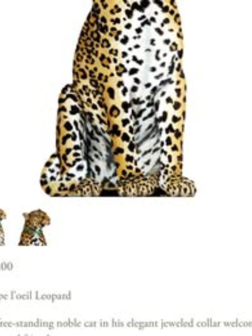 Katherine Barnwell Leopard Cutout Home Decor